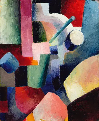 Coloured Composition of Forms August Macke